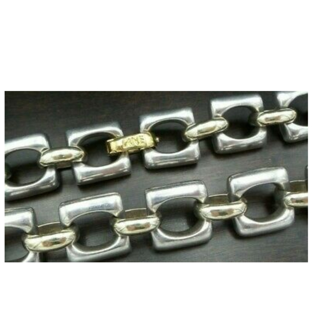 Vintage Tane silver and gold necklace